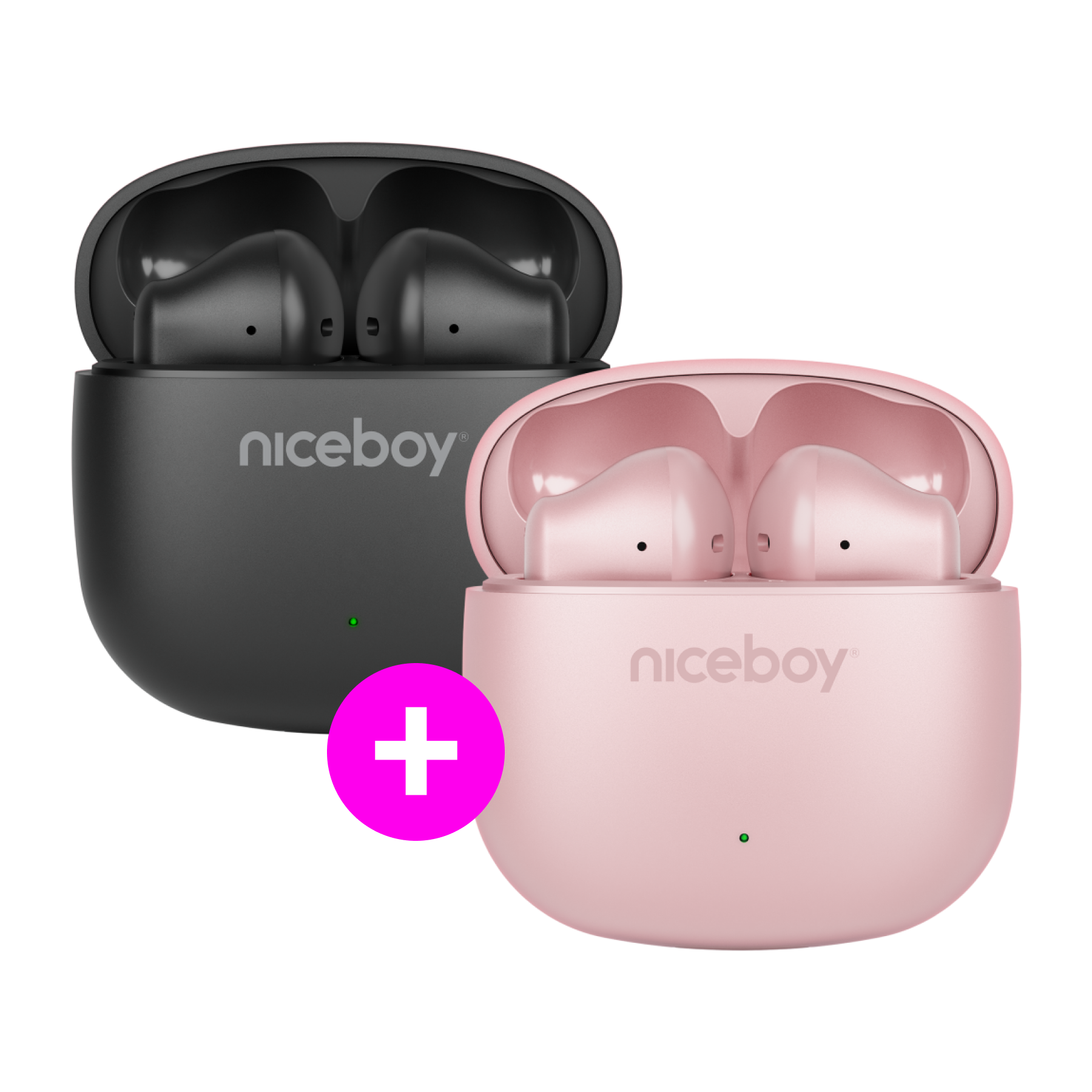 Akčný set 2× Beans 4 POP Black + Pink