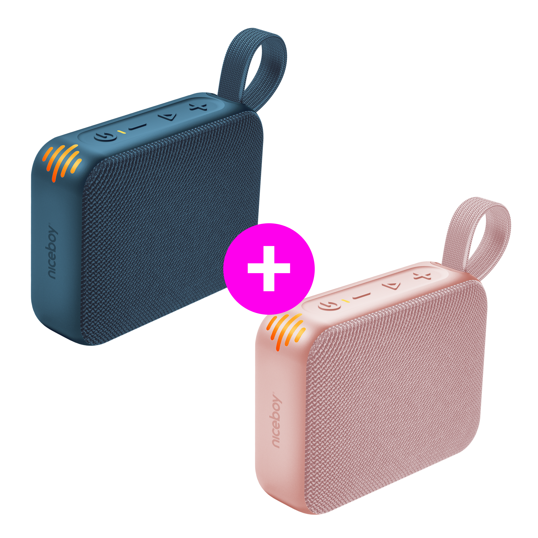 Akčný set 2× Atom Blue + Pink