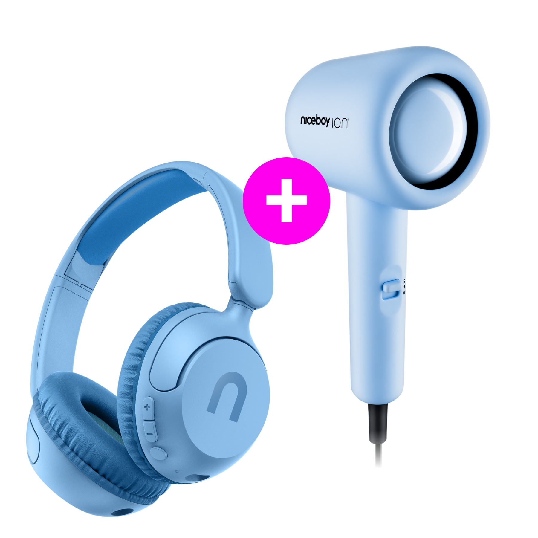 Akčný set Kiddie 2 Blue + AirSonic Pop Blue