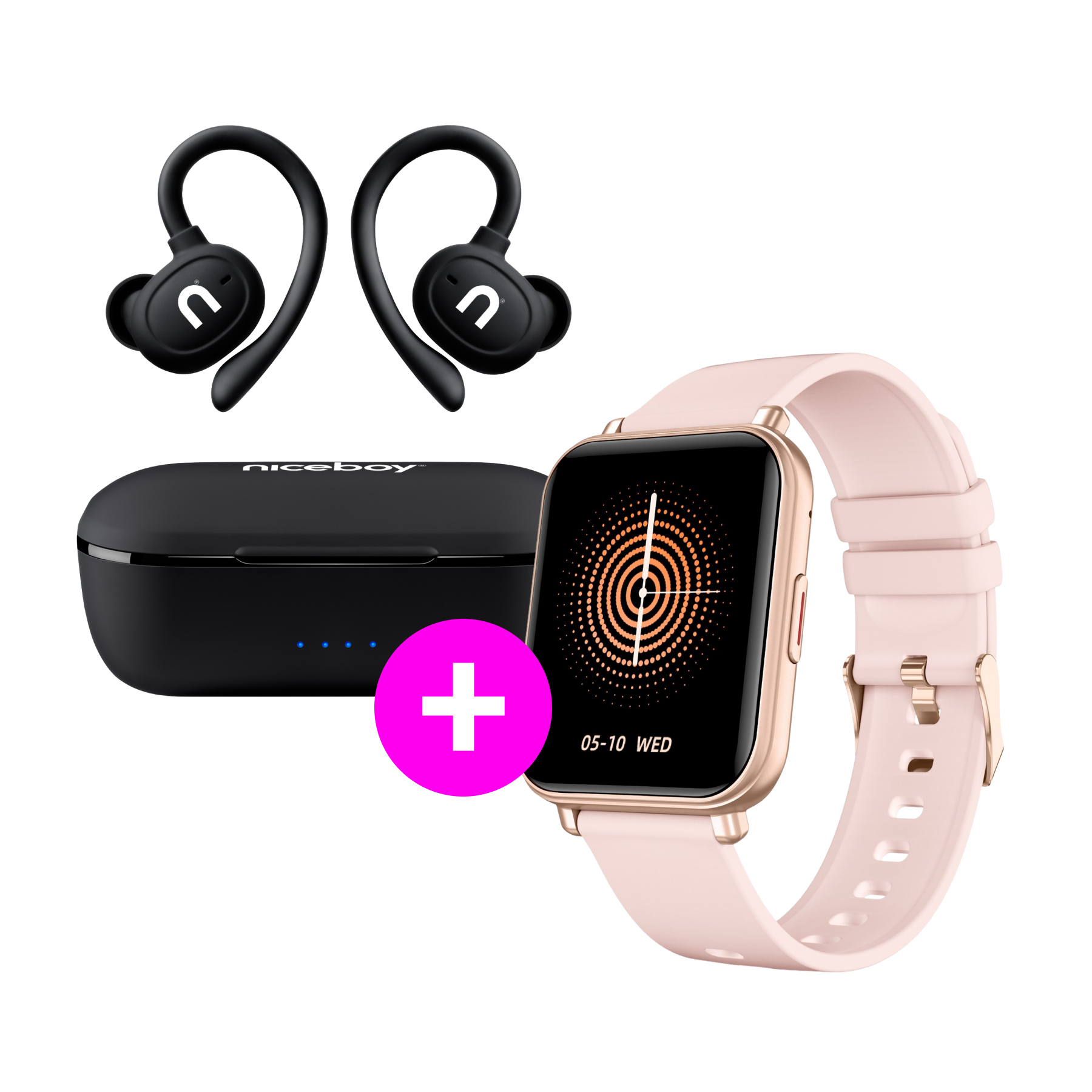 Akčný set Airsport 3 PRO + Watch 4 Rose Gold