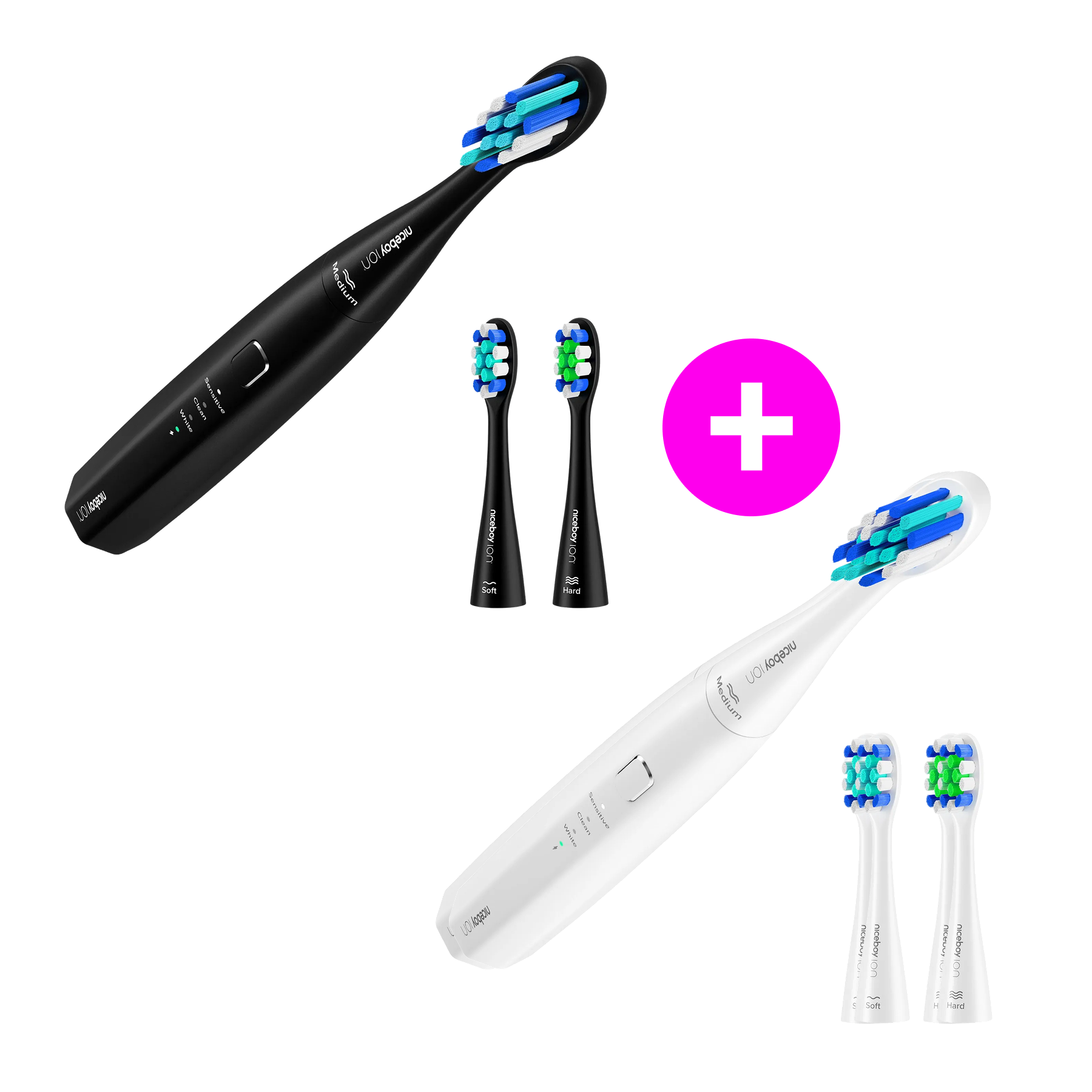 Akčný set 2× Sonic Lite White + Black